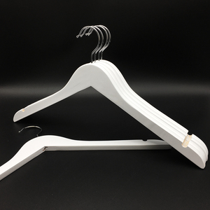 Perchas de Madera para Hotel con Garantía de Calidad, Producto Nuevo, Perchas de Madera Blancas con Logotipo Personalizado - Product Image 3