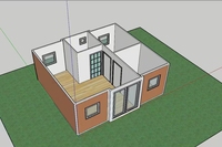Maison en conteneur extensible personnalisable Maisons préfabriquées en conteneur pliable mobile pour villa ou hôtel en acier et en bois