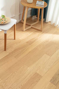 Suelo de madera maciza de roble europeo, resistente al agua, color blanco - Product Image 6