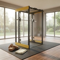 XR1006 Machine de fitness 3D Smith avec rack de squat frontal, barres de traction, pour musculation et exercices de poitrine