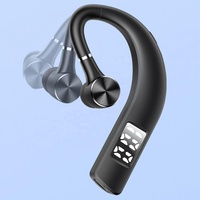 Casque Bluetooth HIGI F19, écouteur sans fil Bluetooth V5.0, écouteurs mains libres avec micro intégré pour la conduite/les affaires/le bureau