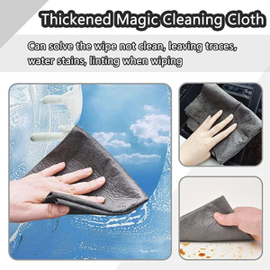 <b>Kitchen</b> Car Cleaning Towel Microfiber Wipes No Trace Absorbent Dish Cloth Bamboo Fiber <b>Tower</b> Glass Cleaning Cloth - Product Image 6