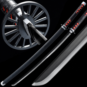 Katana en bambou populaire de l'anime <span class=keywords><strong>Demon</strong></span> <span class=keywords><strong>Slayer</strong></span> Tanjirou, accessoire de cosplay pour film et jeu d'anime, pour collection et décoration - Product Image 1