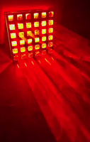 Luz de Matriz LED de Alta Potencia, 36x15W, Luz de Escenario, Panel de Matriz de Píxeles LED, Compatible con Matriz RGBW a Todo Color, para Espectáculos y Bodas