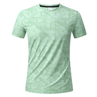 T-shirt de sport personnalisé pour homme, respirant, manches courtes, nouveaux styles, t-shirt de course de haute qualité, séchage rapide