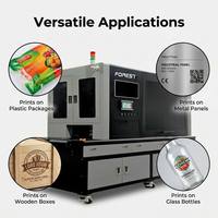 Impresora UV de Alta Eficiencia para Bosques, Impresión en Una Sola Pasada, Máx. 30m/Min, Máquina Industrial para Imprimir Etiquetas y Vasos