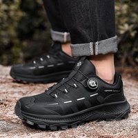 Zapatos de Senderismo para Hombre, Tallas Grandes (40-46), con Sistema Fit, Transpirables, Antideslizantes, Impermeables, Amortiguadores, para Todas las Estaciones, para Actividades al Aire Libre