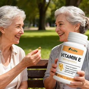 Capsule di Olio di Vitamina <span class=keywords><strong>E</strong></span> Fulife Migliorano l'Immunità 400 UI Vitamina <span class=keywords><strong>E</strong></span> 100 Capsule Morbide/Flacone Uso per Adulti - Product Image 2
