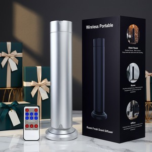 Diffuseur d'arômes intelligent en alliage d'aluminium sans eau, cylindre de brume, rechargeable, base de charge Qi, parfum, hôtel, maison, français - Product Image 5