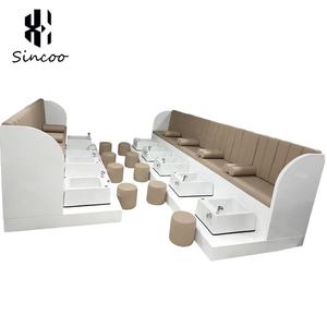 Кресло для педикюра и маникюра прямоугольное, комфортное, с подсветкой, на 5 человек, для спа-салона, от производителя - Product Image 5