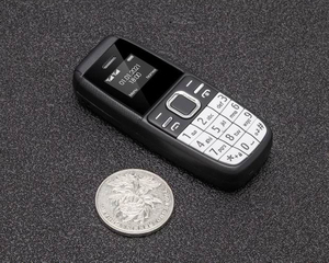 Téléphone portable miniature BM200, réseau GSM 2G, double SIM en veille, numérotation vocale magique, petit format de poche, téléphone portable de secours - Product Image 5