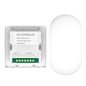 Knob Panel Controller and <b>Touch</b> Remote Control RF Remote PWM RGB Wall-Mounted Controller - Product Image 6