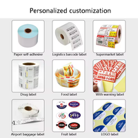 Petits autocollants de logo personnalisés mignons étiquettes d'emballage imprimées de fruits frais pour vin boissons bière café pour pomme orange légume