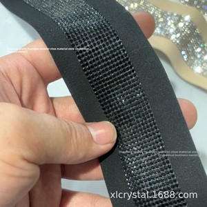 Tira de diamantes de imitación con código de barras de 2 cm para accesorios de fábrica: pasadores de pelo, ropa, bolsos, sandalias de tacón alto, bricolaje y manualidades. - Product Image 3