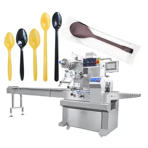 Automatic honey spoon packing machine plastic spoon packing machine spoon and fork packing machine