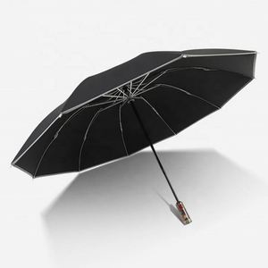 Paraguas Publicitarios Personalizados para Exteriores, Resistentes al Viento, Negros, para Regalo Empresarial, Plegables Invertidos, Automáticos - Product Image 2