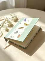 Carnet ligné à couverture rigide personnalisée, couverture imprimée sur mesure, bande élastique, papier crème pour l'écriture quotidienne et les cadeaux