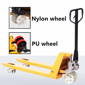 Fabrieksleverancier Zware 5000Kg Capaciteit Hydraulische Push Hand <span class=keywords><strong>Pallet</strong></span> Truck <span class=keywords><strong>Pallet</strong></span> <span class=keywords><strong>Jack</strong></span> Met Nylon Wielen 685*1220Mm - Product Image 4