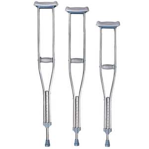 Béquille médicale réglable en aluminium, taille moyenne, en alliage d'aluminium et en acier inoxydable, marcheur à béquilles à vendre - Product Image 3