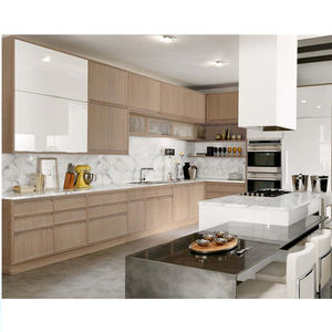 DAIYA mobili da <span class=keywords><strong>cucina</strong></span> in stile europeo pittura bianca rifinita Custom fai da te Design armadi da <span class=keywords><strong>cucina</strong></span> moderni lavelli da <span class=keywords><strong>cucina</strong></span> compensato - Product Image 3