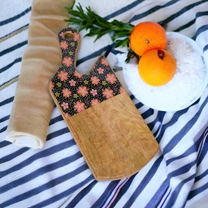 Tabla de cortar de madera de cocina para carne, queso, verduras, tabla de cortar esmaltada de carnicero, bloque de cortar multiusos - Product Image 6