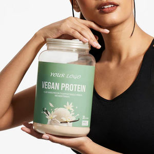 Nutrisi olahraga kustom bubuk Protein Vegan bening pengganti makanan Shake beras & kacang Protein rendah Protein bubuk - Product Image 2