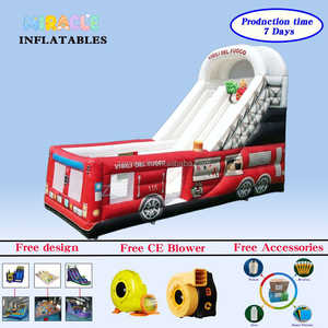 Parc <span class=keywords><strong>de</strong></span> trampolines gonflables géants pour camions <span class=keywords><strong>de</strong></span> pompiers, <span class=keywords><strong>aire</strong></span> <span class=keywords><strong>de</strong></span> <span class=keywords><strong>jeux</strong></span> <span class=keywords><strong>gonflable</strong></span> extérieure pour enfants - Product Image 1