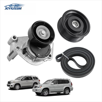 Antriebsriemen-Umlenkrollen-Kit Kompatibel mit 98-09 Toyota Land Cruiser Tundra Sequoia 4Runner, Lexus SC400 LS430 LX470 90K-38488