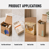 Boîtes en papier recyclé personnalisées pour produits électroniques avec laminage brillant et gaufrage