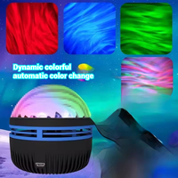 Proyector de Luz Aurora Inteligente Creativo en Oferta, Lámpara Nocturna USB con Proyección de Estrellas para Dormitorio