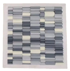 I <span class=keywords><strong>rivestimenti</strong></span> lussuosi presentano pannelli di <span class=keywords><strong>legno</strong></span> 3d <span class=keywords><strong>in</strong></span> <span class=keywords><strong>legno</strong></span> colorato mosaico 3d - Product Image 4