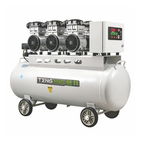 Machine lubrifiée électrique portative directe de compresseur de pression d'air d'usine 160L litre