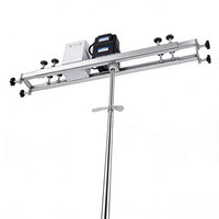 Agitateur Mélangeur Électrique Numérique 220V en Acier Inoxydable pour Peinture Liquide, Aliments, Boissons et Sauces, avec Moteur 750W pour IBC