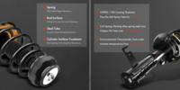 Pièces automobiles SPB en gros, kit de suspension pneumatique, amortisseurs avant complets avec ressorts hélicoïdaux et amortisseurs arrière pour Honda