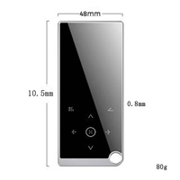 Reproductor MP3/MP4 E05 con Audio sin Pérdidas, Radio FM, Grabadora de Voz, Libro Electrónico y Altavoz - Portátil de 2.4 Pulgadas