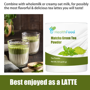 Té Verde Matcha en Polvo de Marca Privada con Alternativa a la Leche, Favorece la Mejora de la Concentración - Product Image 6