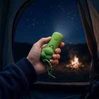 Lampe torche LED portable, mini lampe torche de poche, veilleuse créative en forme d'animal, rechargeable par USB, lampe pour enfants