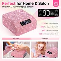 Séchoir à ongles intelligent ODM 78W UV LED avec capteur pour salon de manucure, lampe de polymérisation électrique pour manucure et séchage des ongles