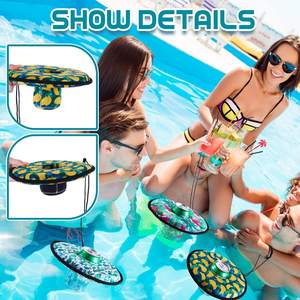 Portavasos Flotante de Neopreno con Cuerda para Fiestas de Verano en la Piscina - Enfriador para Latas de Cerveza y Bebidas - Product Image 3