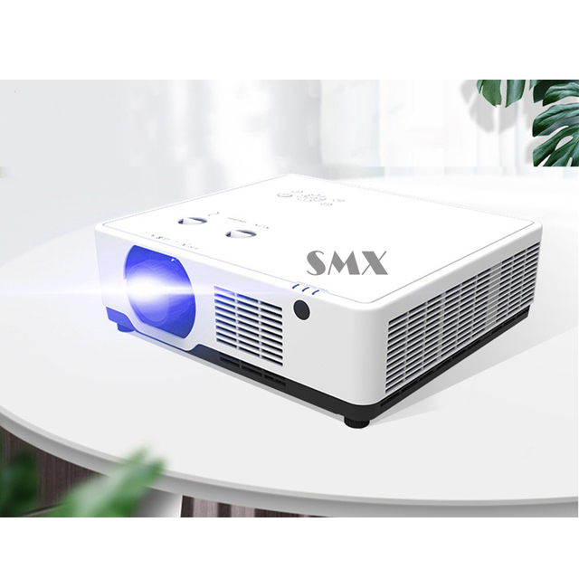 7000-Lumen 3LCD Laser Projector 3D Mapping Business Education WUXGA 4K Built-In Speakers 30-300inch Screen