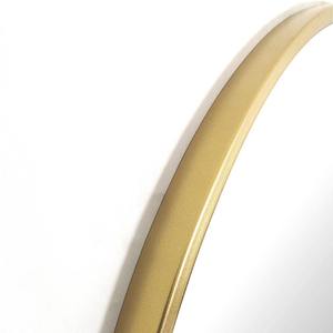 Vòng Treo Vàng Đồng Lớn Treo Tường Khung Kim Loại Gương Trang Trí Cho Phòng Khách Hoặc Phòng Tắm - Product Image 6