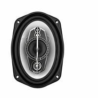 Desain Ringkas 6x9 Inci Speaker Mobil Koaksial 5 Arah 600W Maks 100W RMS 4 Ohm Woofer Tweeter Jangkauan Penuh untuk Peningkatan Audio Kendaraan