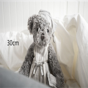 Commercio all'ingrosso 40CM grigio peluche pigiama orsacchiotto morbido Pacify Comfort peluche farcito orsacchiotto per i bambini - Product Image 4