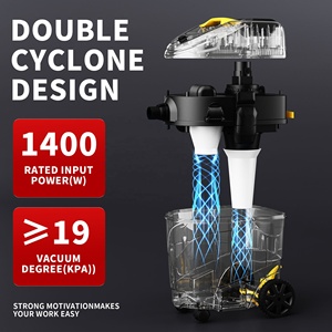 Nueva Aspiradora Industrial <span class=keywords><strong>HOPE</strong></span> de 9 Galones con Pre-Separador de Doble Ciclón, 1400W, Acero Inoxidable 304, para Polvo de Carpintería - Product Image 2
