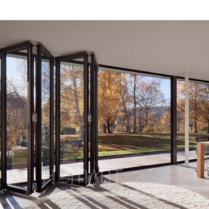 Puerta Plegable de Aluminio, Puerta Batiente de Vidrio Templado, Portátil, Flexible, Ahorra Espacio, para Autocaravana, Camper, Viajes, Camping, Baño - Product Image 4
