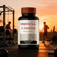 Complément alimentaire en capsules de L-carnitine OEM 500 mg, nutrition sportive pour adultes, amélioration de la santé, capsule de L-carnitine