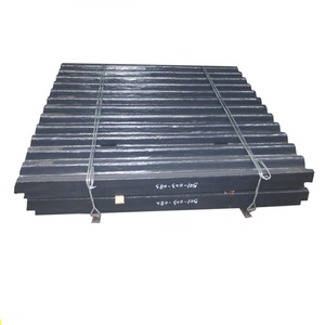 Mn18Cr2 Terex <span class=keywords><strong>Finlay</strong></span> J-1160 J-1175 J-1480 trituradora de mandíbula espaÃ a fijo/Swing placa de la mandíbula precio - Product Image 5