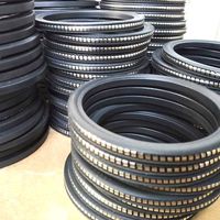 Sellos de labio de PTFE rellenos de carbono, sellos C energizados por resorte, sellos de PTFE energizados por resorte de alta calidad