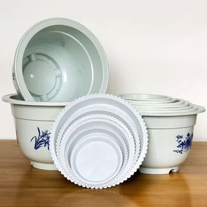 Macetas de Plástico Redondas y Gruesas al por Mayor, de Gran Diámetro, para Viveros, Plantación de Árboles, Jardinería, Fabricantes de Macetas Grandes - Product Image 6