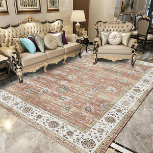 Alfombra Rectangular Cuadrada Bohemia de Lujo en Oferta, Alfombra Moderna de Poliéster Totalmente Estampada para Decoración del Hogar, Sala de Estar, Dormitorio, Baño - Product Image 1